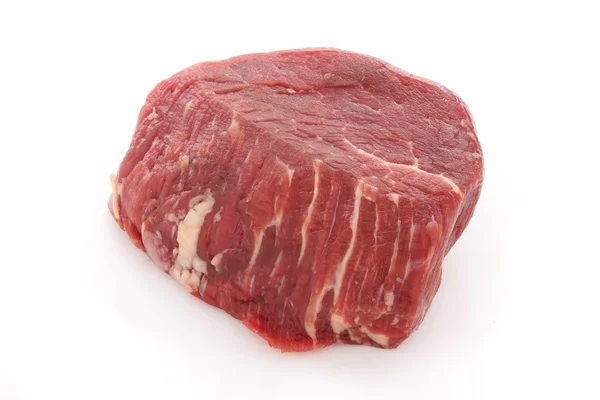 Filet van rauwe biefstuk — Stockfoto