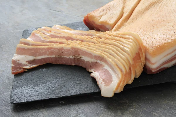 Smoked pancetta ham — Stock Photo, Image