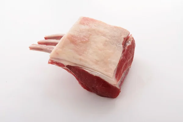 Raw lamb rib rack — Stock Photo, Image