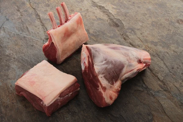 raw lamb meat