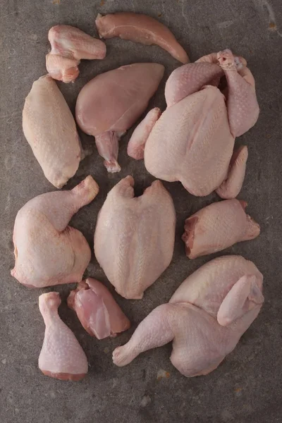 Syrové kuřecí Vyjmout výběr — Stock fotografie
