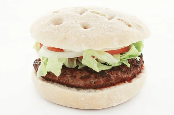 Hamburger w kok zbliżenie — Zdjęcie stockowe