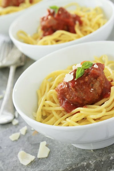 Meatballs in tomato sauce — Stock Photo, Image