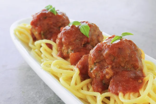 Meatballs in tomato sauce — Stock Photo, Image