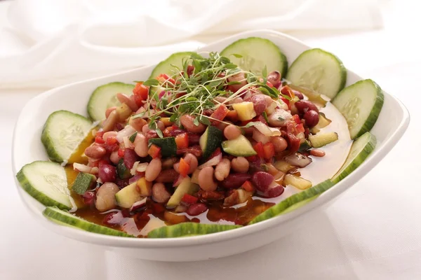 Ensalada de frijol mixto — Foto de Stock