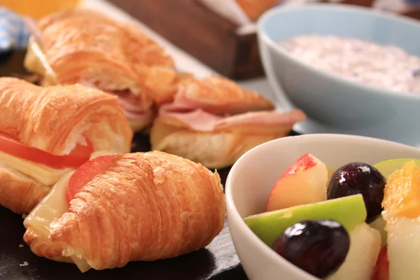 Continental style breakfast — Stock Photo, Image