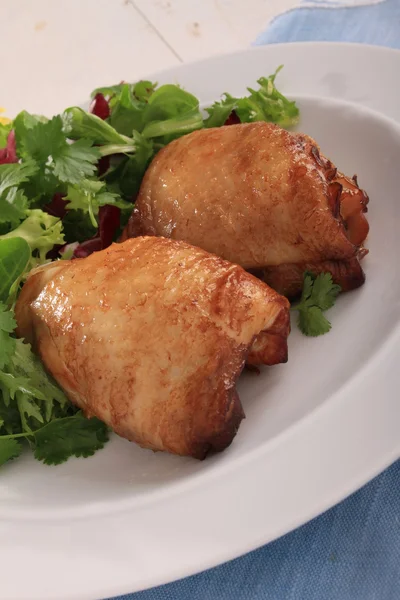 Hähnchen Hauptmahlzeit — Stockfoto