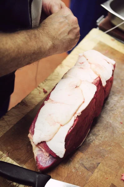 Carnicería carne primer plano — Foto de Stock