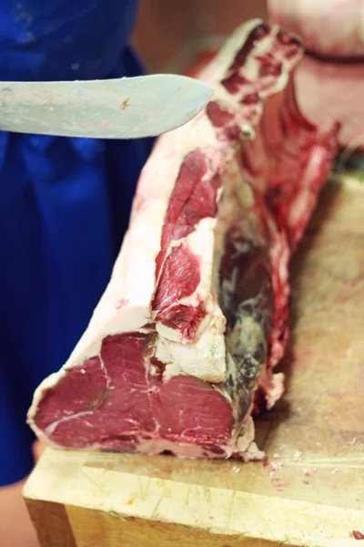 Carnicería carne primer plano — Foto de Stock