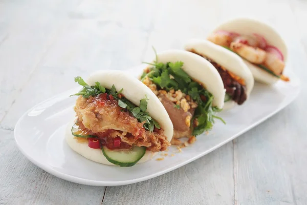 Malaysian steamed sandwiches — Stock Photo, Image