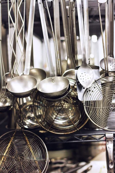 Kitchen equipment and utensils — Stock Photo, Image