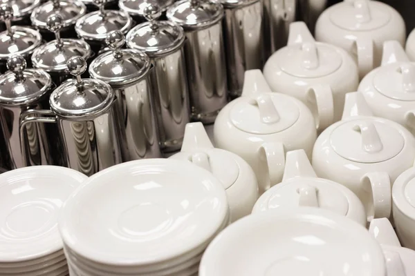 Kitchen restaurant crockery — Stock Photo, Image