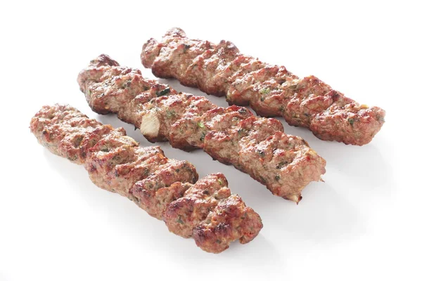 Shish kofta tikka kebabs — Stock Photo, Image