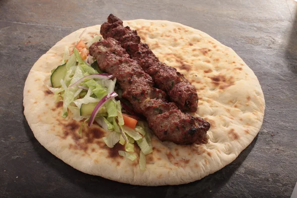 Tikka shish donner wrap sandwich — Stock Photo, Image