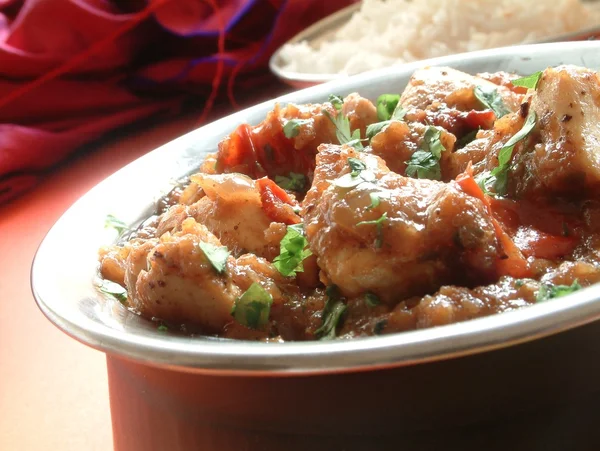 Indian curry meal — Stock Photo, Image