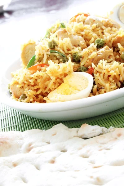 Indian biryani rice curry — Stock Photo, Image