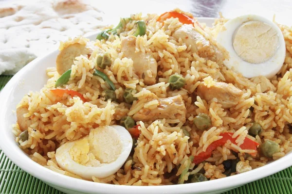 Indian biryani rice curry — Stock Photo, Image