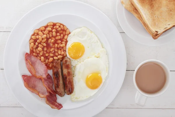 Petit déjeuner traditionnel anglais complet — Photo