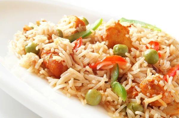 Indian biryani rice curry — Stock Photo, Image