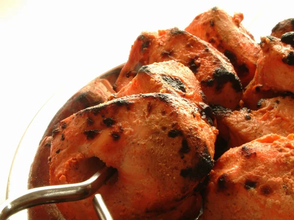 Indyjski kurczak Tikka Kebab — Zdjęcie stockowe