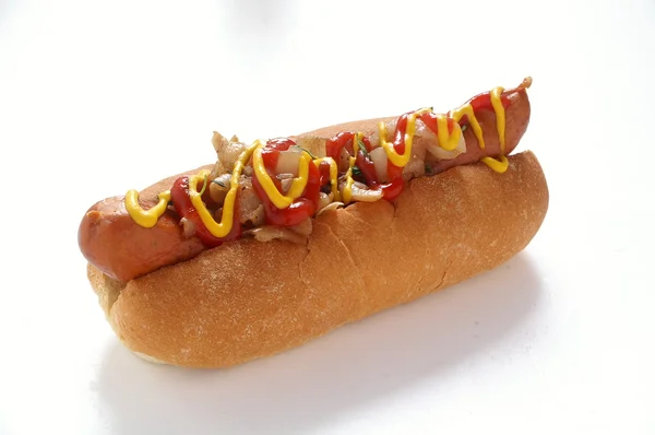 Hot Dog Nahaufnahme — Stockfoto