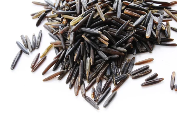 Uncooked wild rice grains — Stock Photo, Image