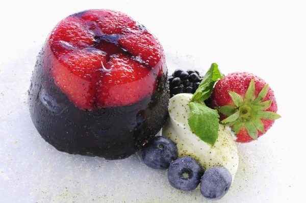 Dessert di frutta gelatinosa — Foto Stock