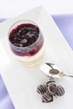 lezzetli tatlı puding