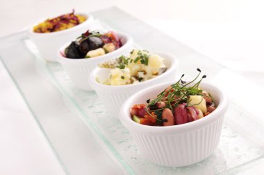 soğuk salata seçimi