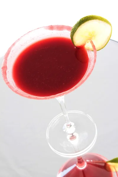 Cocktail de bebida de morango — Fotografia de Stock