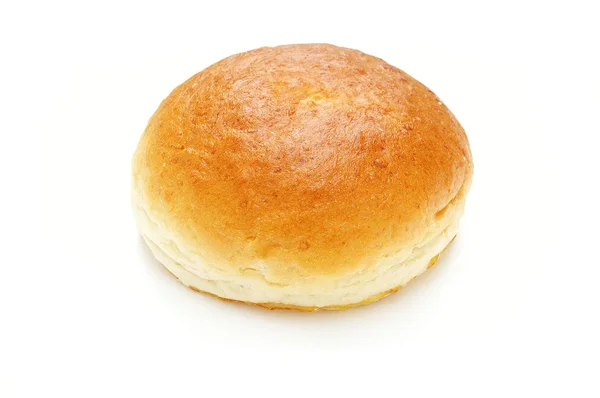 Brötchen auf weißem Hintergrund — Stockfoto