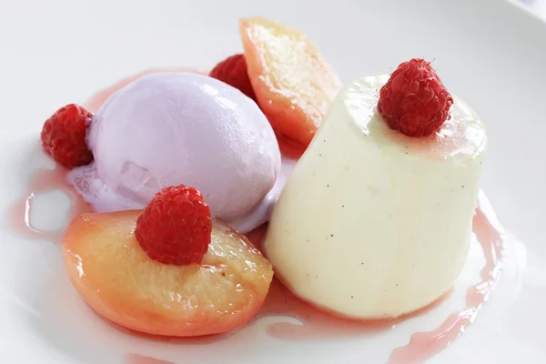 Dessert pana cotta — Photo