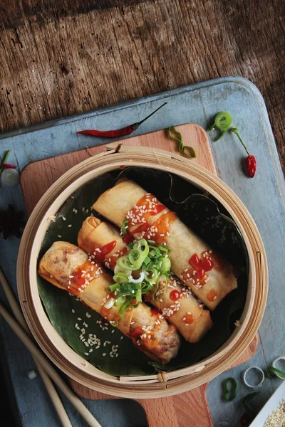 Chinese spring rolls — Stock Photo, Image