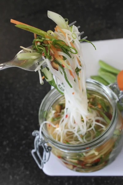 Sopa de fideos chinos — Foto de Stock