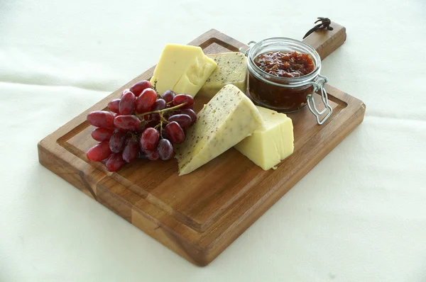 Selezione formaggi freschi — Foto Stock