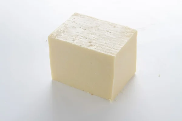 Μεγάλη φέτα τυρί — Φωτογραφία Αρχείου