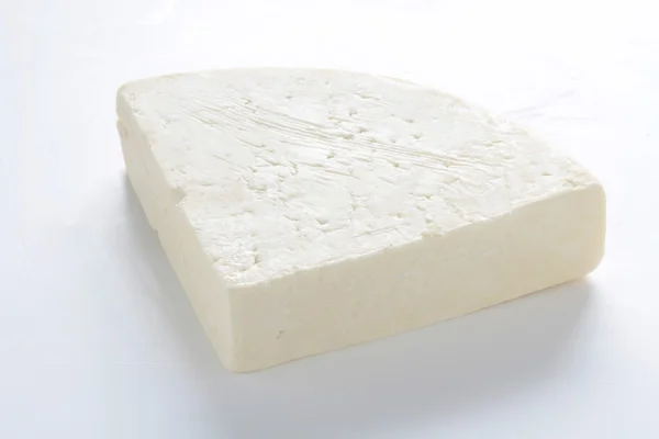 Rebanada grande de queso — Foto de Stock