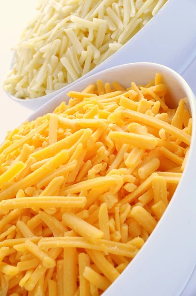 Fresh grated cheese — Stock Photo, Image