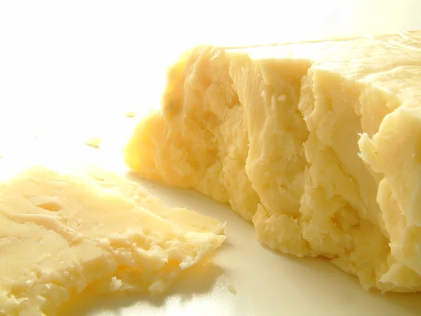 Κομμάτια φρέσκο τυρί — Φωτογραφία Αρχείου