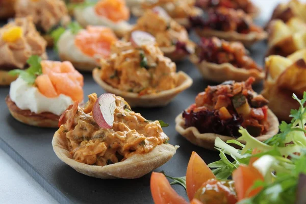 Selection of various finger food — Stock Photo, Image