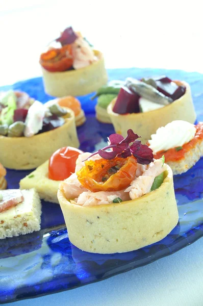 Selection of various finger food — Stock Photo, Image