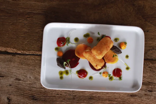 Entrada de croquete aperitivo — Fotografia de Stock