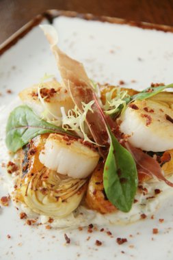 kabuklu deniz ürünleri tarak meze starter