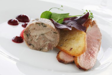 ördek ve domuz meze 