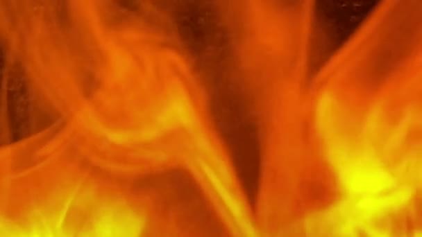 Fire Smoke Slow Motion Abstrakcyjne Wideo — Wideo stockowe