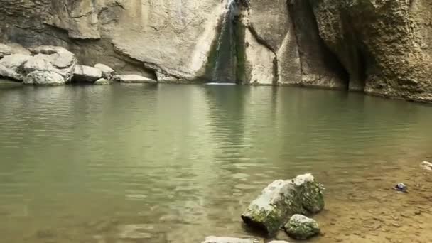 Emen Waterfall Bulgaria East Europe — 图库视频影像