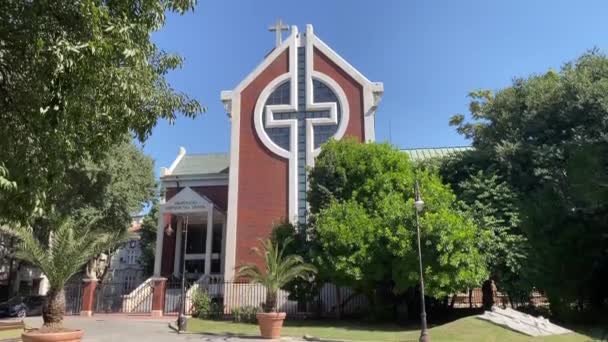 Kostel Evangelické Církve Varna — Stock video