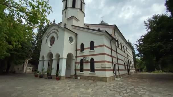 Stara Zagora Bulgaria Church Dimitar Orthodox — Stock Video