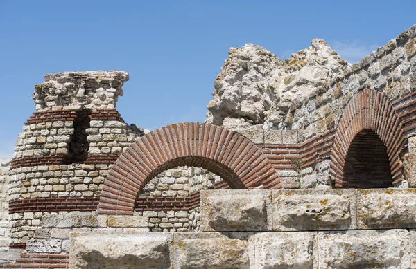 Ruin stone wall — Stock Photo, Image