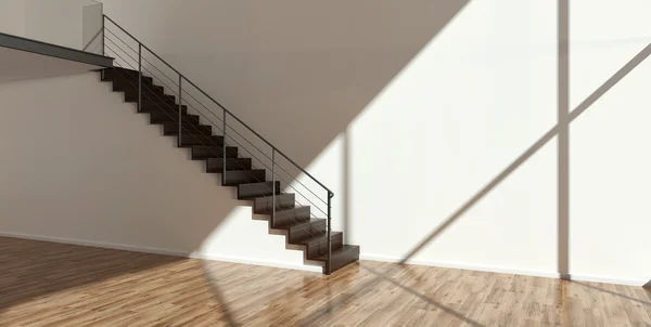 Interior vacío con escaleras —  Fotos de Stock